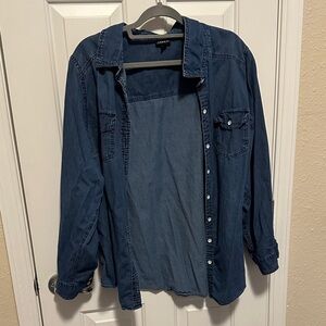 Torrid Classic Blue Denim Top